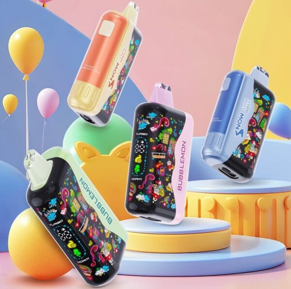正品韓版BUBBLE MON丨巴布夢泡泡獸炫彩35000口同時電子煙｜LED燈效可調功率