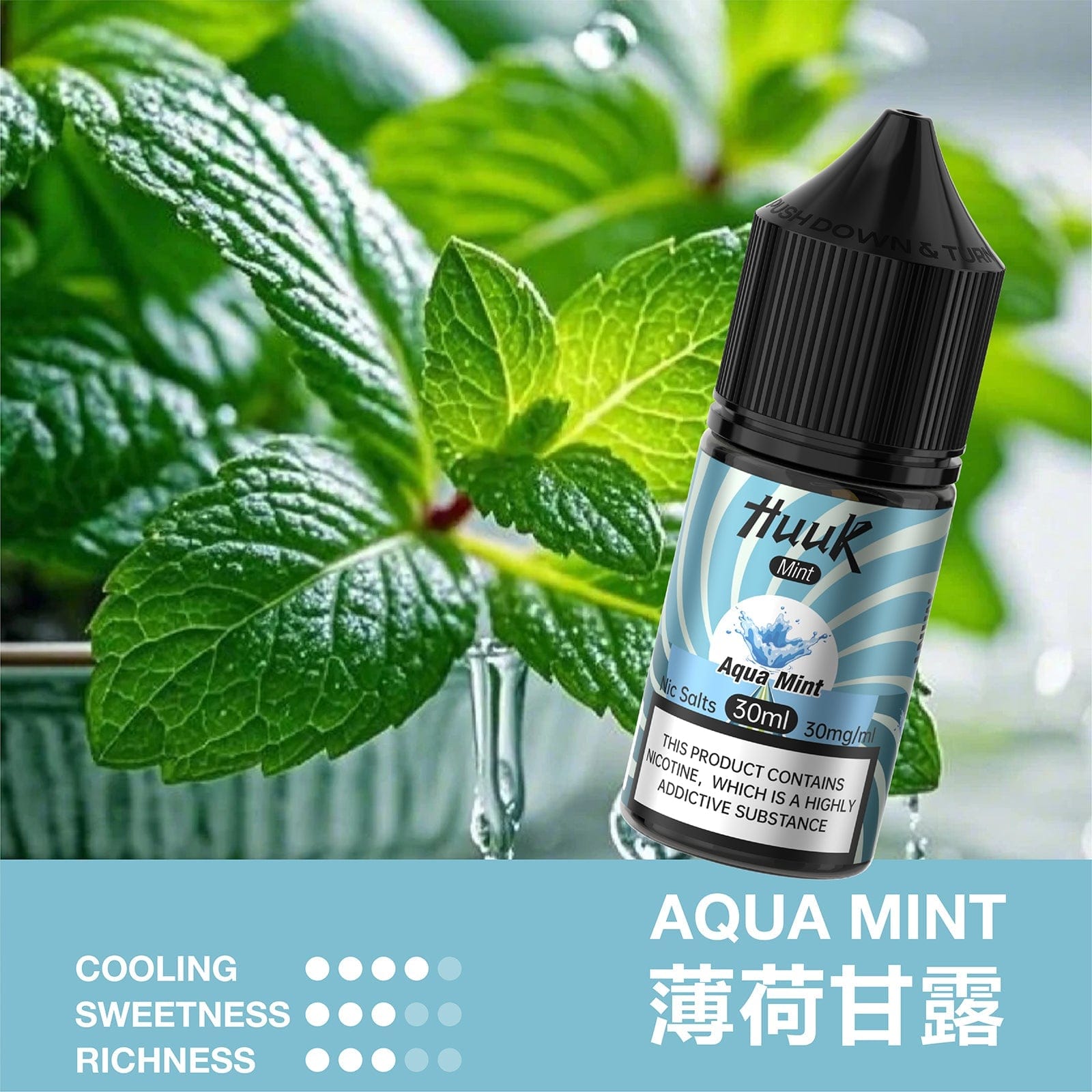 魅嗨HUUK虎克瓶裝油10盒組 贈0.6Ω套裝主機