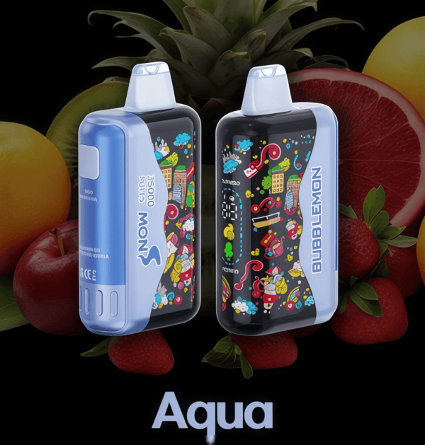 正品韓版BUBBLE MON丨巴布夢泡泡獸炫彩35000口同時電子煙｜LED燈效可調功率