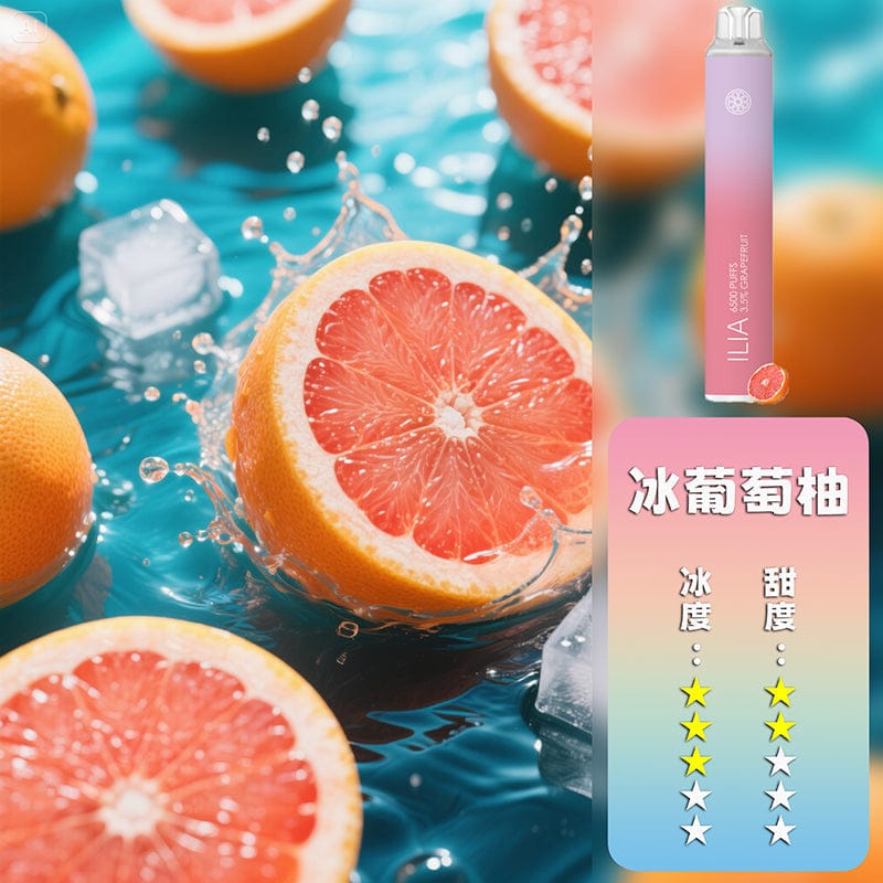 ILIA哩亞6500口拋棄式電子煙 可充電21款口味