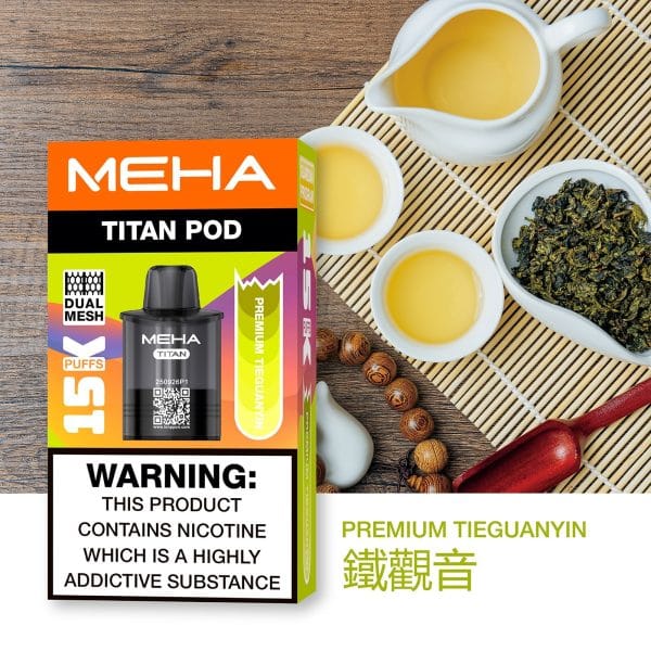 MEHA魅嗨泰坦15000口換彈式【買4盒煙彈送1隻主機-聯係客服挑選顔色】