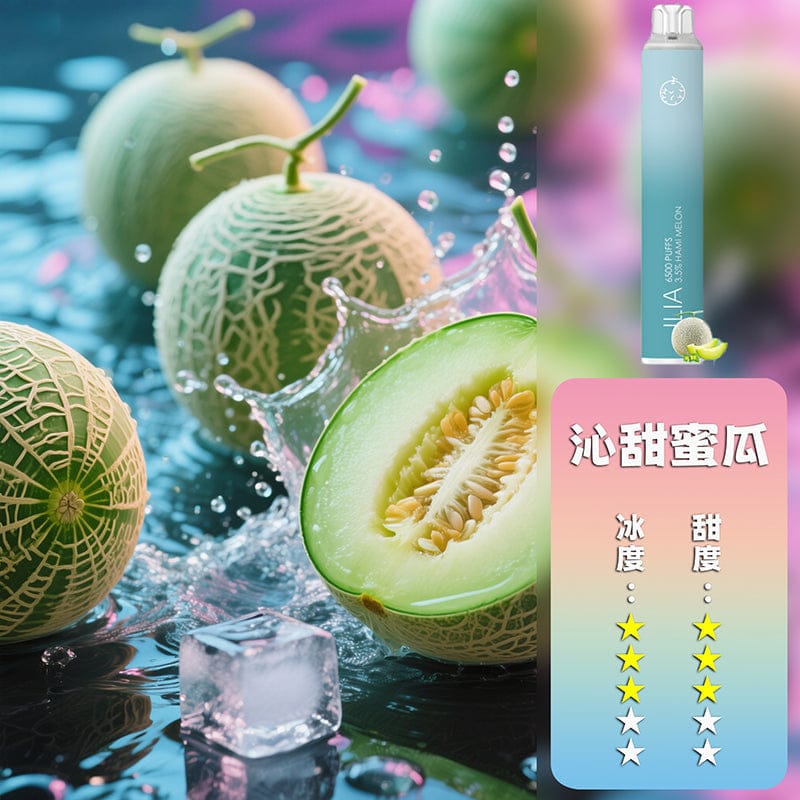 ILIA哩亞6500口拋棄式電子煙 可充電21款口味