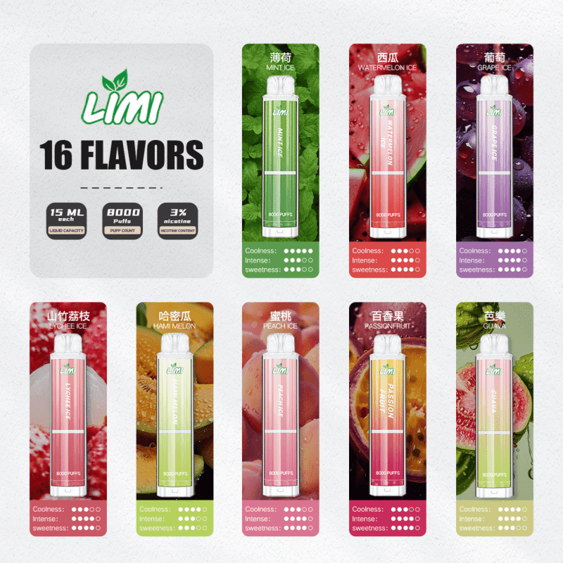 風暴辣妹 7500口拋棄式電子菸 15ml 油倉 650mAh Type-C 快充 多