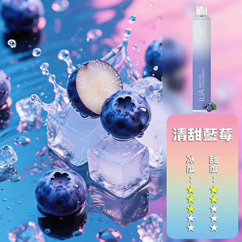 ILIA哩亞6500口拋棄式電子煙 可充電21款口味