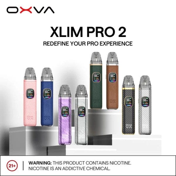 【小蠻牛 OXVA Xlim Pro II 2】小蠻牛二代 Pro2 升級版 1300mAh 30W 高清彩屏 V2 V3煙彈兼容 主機 + 煙彈組合