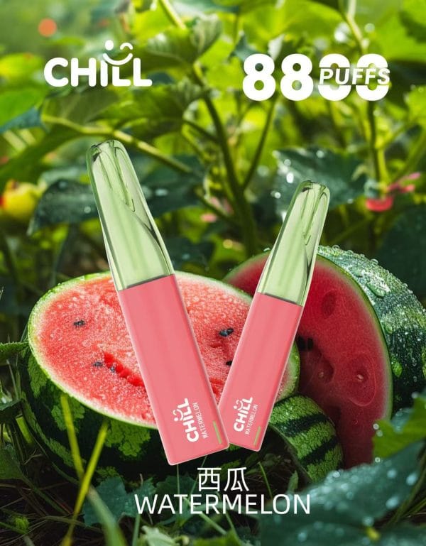 CHILL😉拋棄式8800口｜8ml大容量×長效口感×可充電｜全新上市🔥