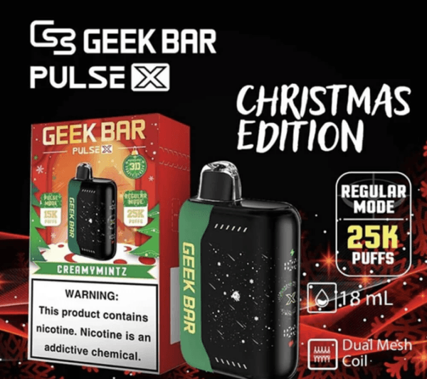 GEEK BAR PULSE X 星空 25000口 一次性電子煙｜曲面智慧螢幕｜雙模式可調節大煙霧款