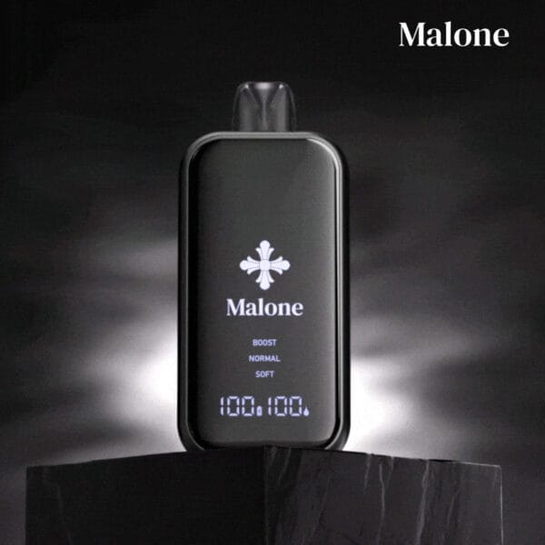 【Malone Bar 馬克龍洛心】35000口 金屬鏡面一次性電子煙｜智能顯示｜三檔功率可調｜雙網霧化高端款