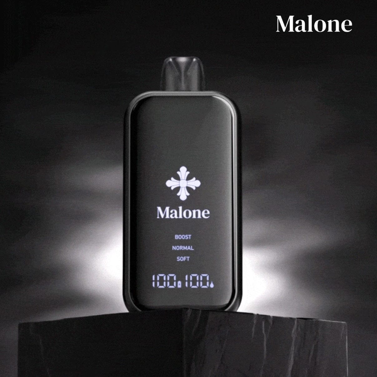 Malone Bar 馬克龍洛心 35000口一次性電子煙｜金屬鏡面智能顯示