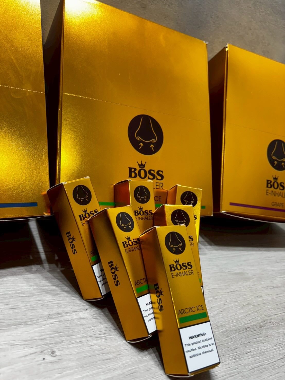 Boss金磚鼻通棒 800-1000口霧化鼻吸棒 三口味可選 現貨