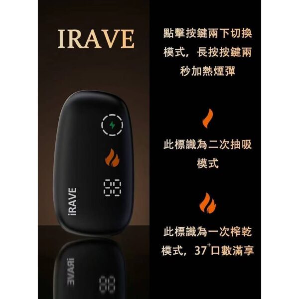 IRAVE 二回機 外部環繞加熱版｜支援TEREA煙彈 加熱不燃主機